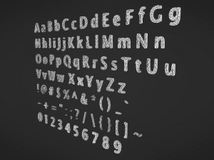 3d low poly letters 3D मॉडल