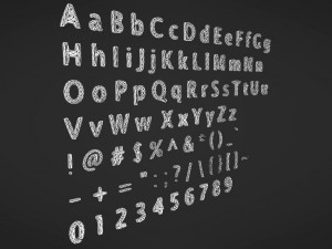 3d low poly letters 3D मॉडल
