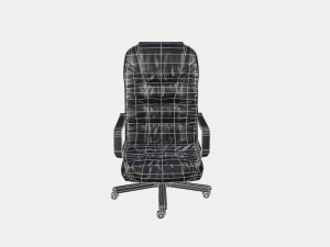 low poly office chair Modelo 3D