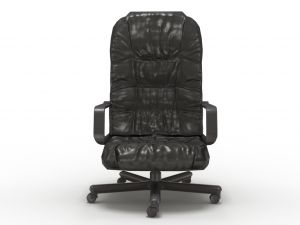 low poly office chair Modelo 3D