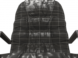 low poly office chair Modelo 3D