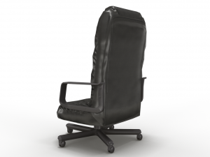 low poly office chair Modelo 3D