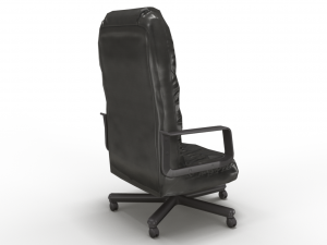 low poly office chair Modelo 3D