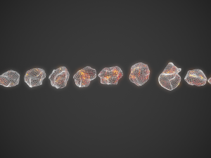 asteroids pack 3D 모델