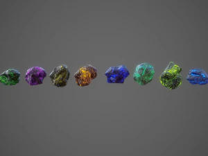 asteroids pack 3D Model