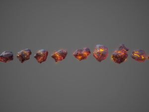 asteroids pack 3D 모델