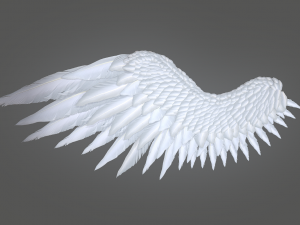 angel wings Modello 3D