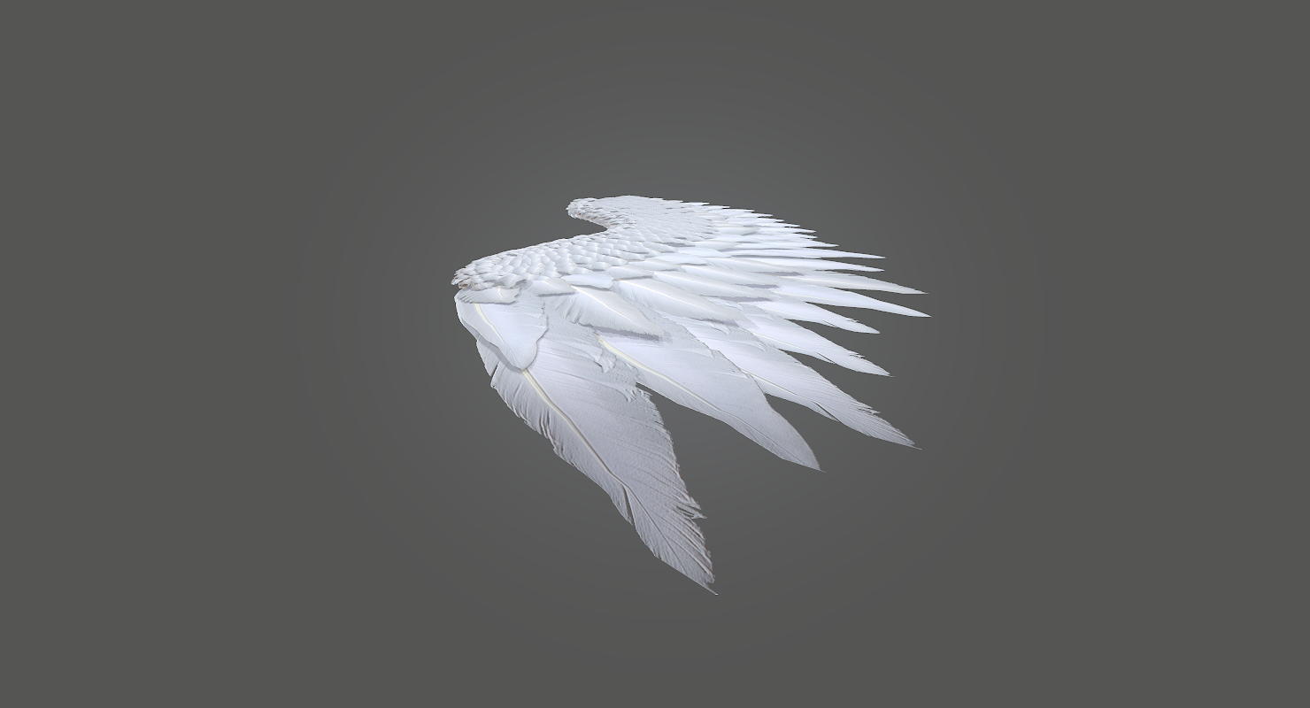 Крылья ангела 3д