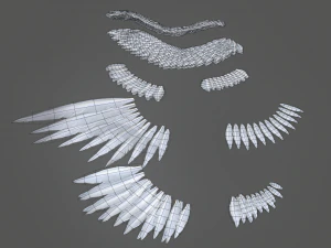 angel wings 3D Model