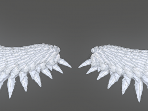 angel wings Modello 3D