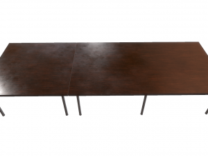 low poly office table 3D मॉडल