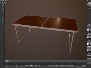 folding table 3D Модель