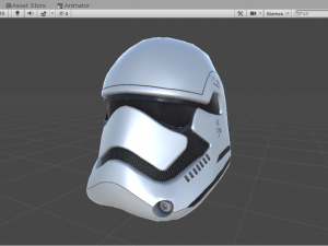 star wars stormtrooper helmet - white plastic Model 3D