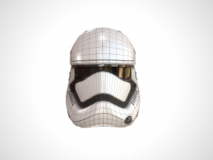 star wars stormtrooper helmet - white plastic Model 3D