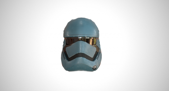 star wars stormtrooper helmet - blue steel Modèle 3D .c4d .max .obj .3ds .fbx .stl .blend 