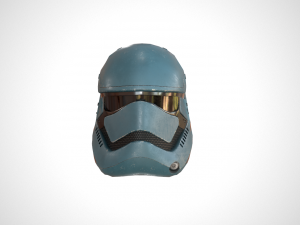 star wars stormtrooper helmet - blue steel 3D मॉडल