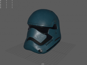 star wars stormtrooper helmet - blue steel Modèle 3D
