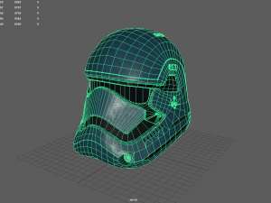 star wars stormtrooper helmet - blue steel Modèle 3D
