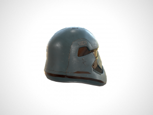 star wars stormtrooper helmet - blue steel Modèle 3D