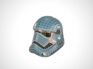 star wars stormtrooper helmet - blue steel Modèle 3D