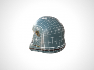 star wars stormtrooper helmet - blue steel Modèle 3D
