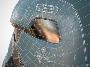 star wars stormtrooper helmet - blue steel Modèle 3D