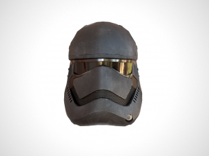 star wars stormtrooper helmet - dark steel 3D मॉडल