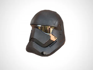 star wars stormtrooper helmet - dark steel 3D Model