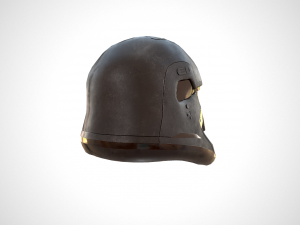 star wars stormtrooper helmet - dark steel 3D Model