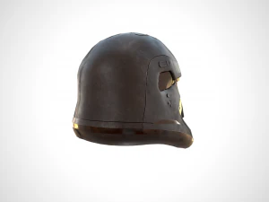star wars stormtrooper helmet - dark steel 3D Model