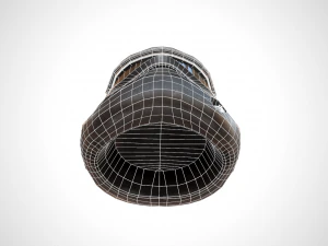 star wars stormtrooper helmet - dark steel 3D Model