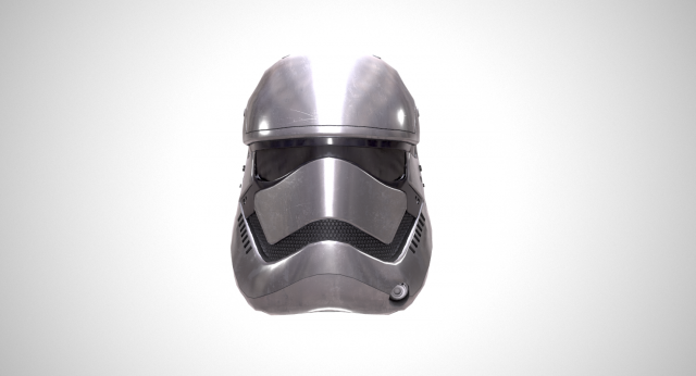 star wars stormtrooper helmet - steel 3D 模型 .c4d .max .obj .3ds .fbx .stl .blend 