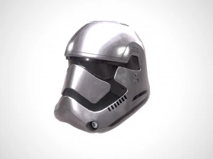 star wars stormtrooper helmet - steel 3D Model