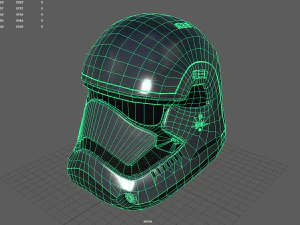 star wars stormtrooper helmet - steel 3D Model