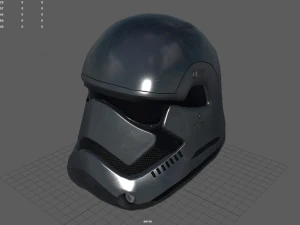 star wars stormtrooper helmet - steel 3D Model