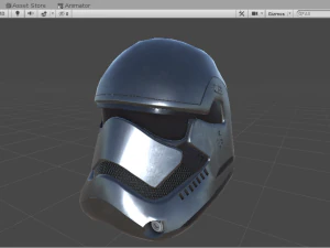 star wars stormtrooper helmet - steel 3D Model