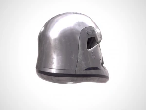 star wars stormtrooper helmet - steel 3D Model