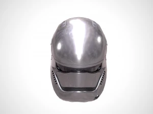 star wars stormtrooper helmet - steel 3D Model