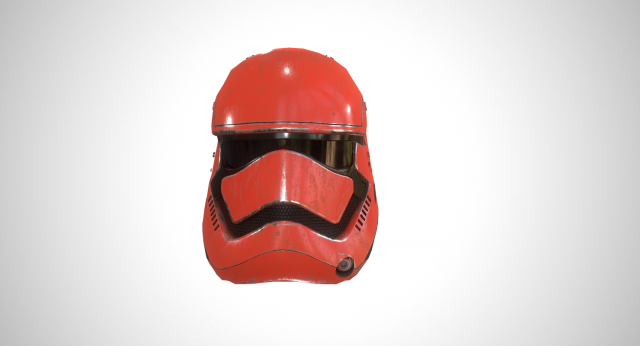 star wars stormtrooper helmet - red steel 3D-Modell .c4d .max .obj .3ds .fbx .stl .blend 