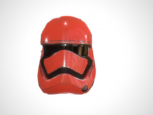 star wars stormtrooper helmet - red steel 3D मॉडल
