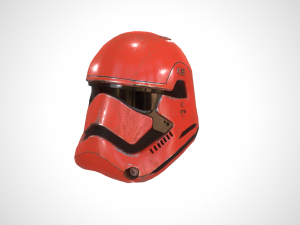 star wars stormtrooper helmet - red steel 3D-Modell