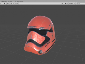 star wars stormtrooper helmet - red steel 3D-Modell