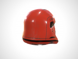 star wars stormtrooper helmet - red steel 3D-Modell