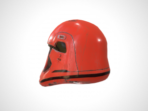 star wars stormtrooper helmet - red steel 3D-Modell