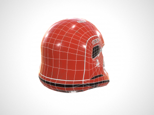 star wars stormtrooper helmet - red steel 3D-Modell