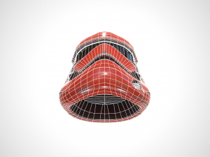 star wars stormtrooper helmet - red steel 3D-Modell