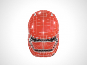 star wars stormtrooper helmet - red steel 3D-Modell