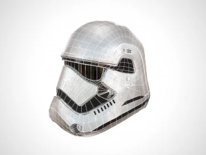 स्टार वार्स स्टॉर्मट्रूपर हेलमेट 3D मॉडल