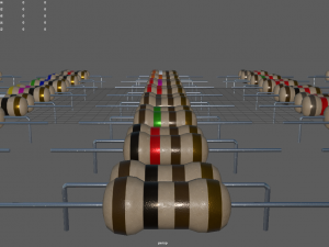 set of resistors Model 3D