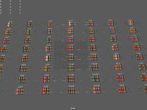 set of resistors Model 3D